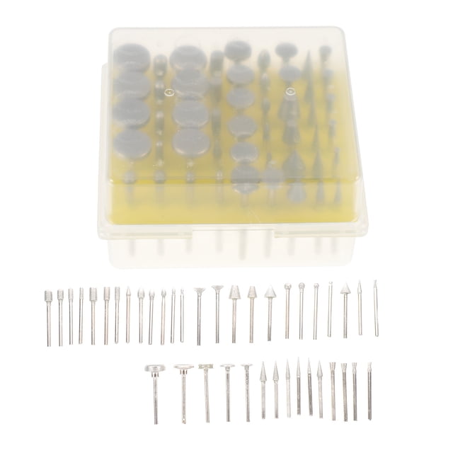 MasteelfCA 50pcs Emery Burr for Jade Stone Engraving Polishing Useful Buffing Needle