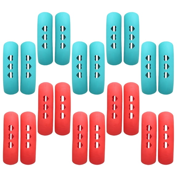 BEADCEST 20Pcs Rubber Pot Handle Sleeve Heat Insulation Anti Scald Non Slip Cover for Kitchen Use