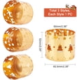 thumbnail image 4 of PH Votive Candle Holders 3pcs Xmas Tealight Candle Holder Snowflake for Wedding Centerpieces Christmas Anniversary Bridal Shower Birthday Party Table Decorations 2.4x2 Inch Gold, 4 of 6