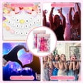 thumbnail image 7 of 134 Pcs Y2K Music Party Favor Set with Friendship Bracelets Sunglasses Hair Accessories and Gift Bags, Pink Retro Celebration Supplies for Women,  Kpop Decorations for Birthday and Music Gatherings, 7 of 7