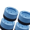 thumbnail image 3 of 4 almohadillas antivibración duraderas para lavadora y secadora, patas niveladoras para lavadora y refrigerador. Azul 35cm, 3 of 3