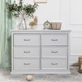 thumbnail image 2 of Million Dollar Baby Classic Foothill-Louis 6-Drawer Dresser in Cloud Grey, 2 of 2