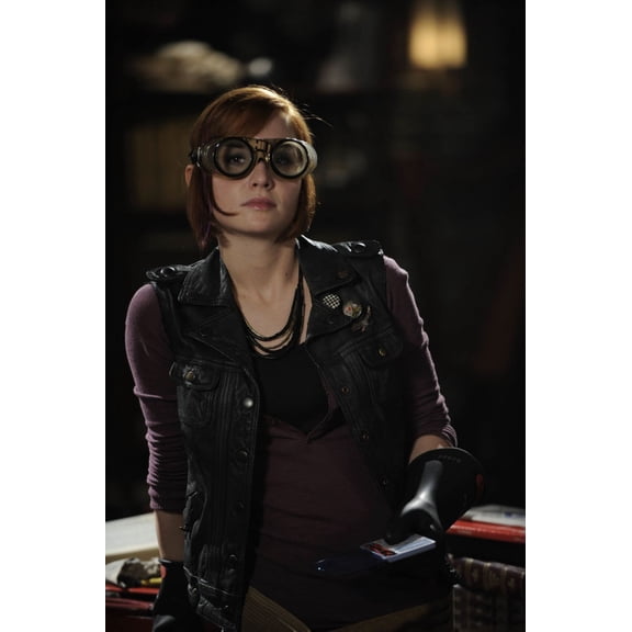 Allison Scagliotti Poster Warehouse 13 Goggles Art Poster 24x36 Multi-Color Square Adults Poster Time