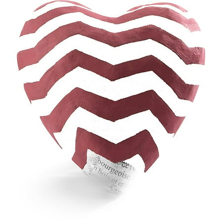 Paper Mache Heart Paper Weight by Caribbean Craft for Full Circle Exchange
