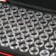 thumbnail image 2 of Caja de almacenamiento de 60 compartimentos, almacenamiento de botellas pequeñas, caja de almacenamiento de diamantes de imitación, caja de almacenamiento de botellas, doble cremallera, rojo, 2 of 5