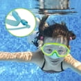 thumbnail image 2 of Swimming goggles with nose cover, antifog goggles, antifog, leakproof, waterproof, snorkeling goggles, equipment for children from 416 years blue, 2 of 5