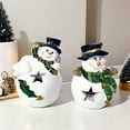 thumbnail image 5 of PEIBang 2Pcs Christmas Lighted Snowman Figurines,Cute Snowman Night Light Tabletop Decorations for Indoor Mantel Fireplace Home, 5 of 6