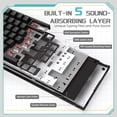 thumbnail image 4 of Teclado mecánico para juegos A.JAZZ AK820, intercambiable en caliente, negro, 4 of 8