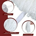 thumbnail image 3 of NOGIS 4 Pcs Pom Poms Cheerleading Spirited Fun Pom Poms Cheer Metallic Foil Handle Cheerleading Poms Cheer Squad Team for Party, Sports Dance Cheer, 30 Grams Weight Each (Red, White), 3 of 7