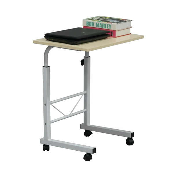 Small Table With Wheels 360 Degree Rotation Laptop Stand For Desk