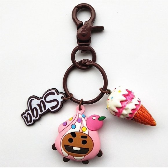 Pendentif Porte-Clés de Mode Édition Créative Fille Accessoires de Boucle de Clé