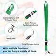 thumbnail image 2 of Uxcell 1-Pack Lanyards for Keys, Green 1" Wide Keychain Long ID Badges Neck Lanyard Strap with Quick Release Buckle ID Holder Folder, 2 of 6