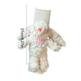 thumbnail image 3 of Car Seat Belt Cover Pad | Faux Sheepskin Wool | Soft Winter Cushion Strap Protector | Cute Kawaii Bunny Design | For Vehicle & Bag Straps | 21x5cm | 1 Piece, 3 of 7