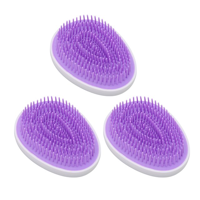 Peine Para Desenredar De Masaje, Cepillo De Pelo Portátil Resistente Para Aliviar La Fatiga, 3 Uds., Uso Húmedo Y Seco Para El Hogar