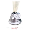 thumbnail image 3 of Inteprter Campana colgante conmemorativa de Navidad ala de Ángel enlace campana de plata una pieza de mi corazón está en el cielo colgante de árbol de Kits de decoración para fiestas No.2 Inteprter HA045224-02, 3 of 5