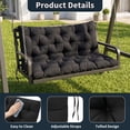 thumbnail image 4 of Yeerswag Assorted Bench Swing Seat and Loveseat Cushion Backrest Mat, 4 of 11
