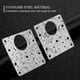 thumbnail image 2 of 10pcs Cabinet Hinge Repair Plate Kit With Holes Flat Fixing Brackets 2024-New, 2 of 5