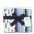 thumbnail image 2 of Hudson Baby Infant Boy Cotton Flannel Burp Cloths, Colorful Transportation, One Size, 2 of 7