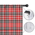 thumbnail image 4 of Blackout Kids Curtains,Red Black White Checkerboard Checkered Pattern Childrens Insulated Curtains Set Of 2,Bedroom Essentials,Toddler Room Decor 42"x54", 4 of 5
