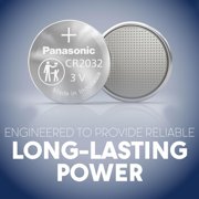 Panasonic Lithium Cr2032 Coin Cell Battery - Pack of 4