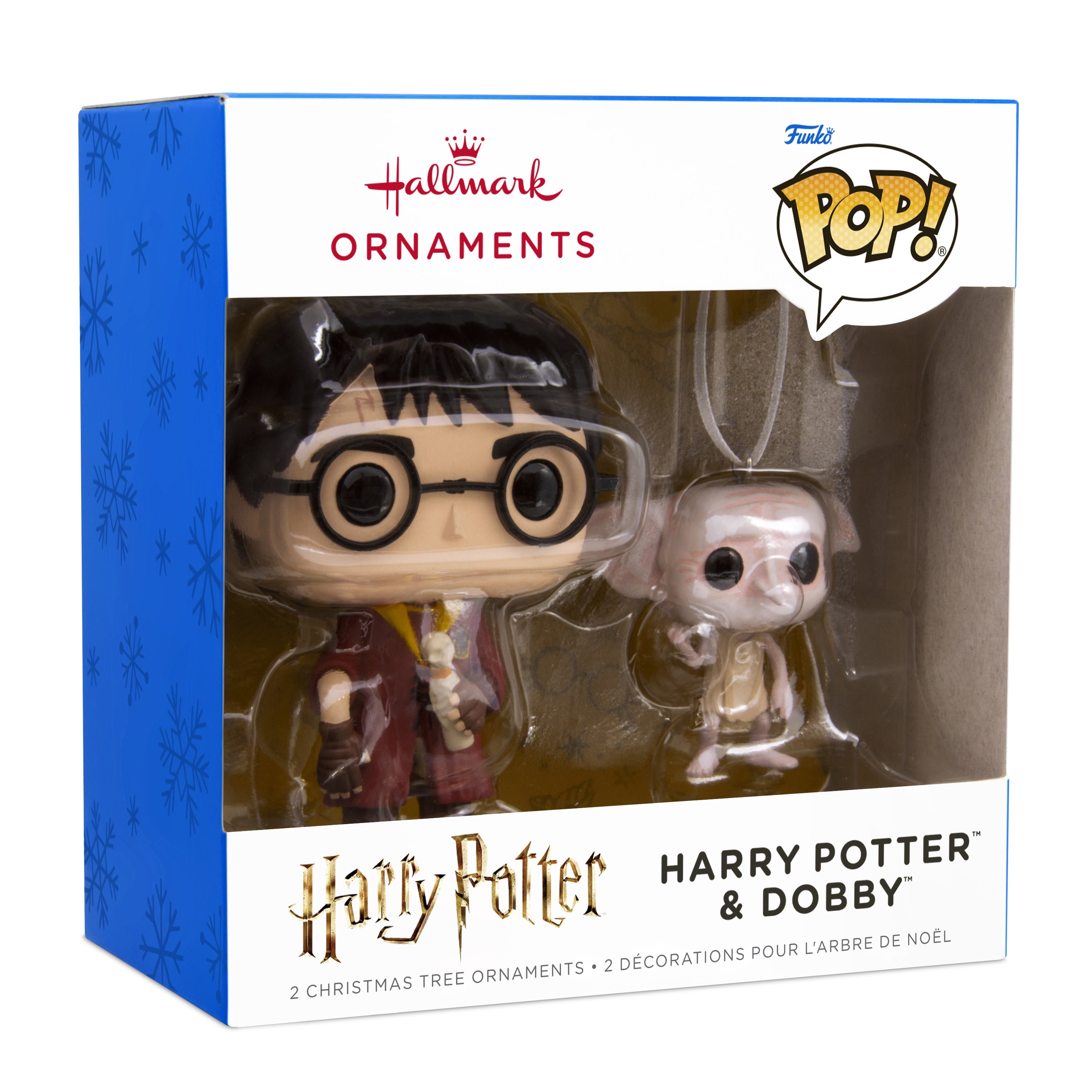 Hallmark Ornaments (Harry Potter and Dobby Funko POP!), 2 Count, 1 Count