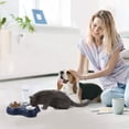 thumbnail image 4 of LULULION 1 Set Automatic Pet Feeders Pet Bowl Water Feeding for Cats Blue, 4 of 5