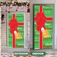 thumbnail image 2 of PMU Christmas Decorations Indoor and Outdoor Christmas Present Bow Light Up Door Cover 30in x 60in (cm x cm) Indoor Home Decor Christmas decor for Doors and Windows (1/pkg) Pkg/1, 2 of 6