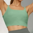 thumbnail image 2 of Glisme Sports Bras For Women High Support Comfortable Large Thin Sagging Side Backless Shining No Steel Ring Wrapping Bra For Yoga Gym Mint Green, 2 of 5