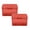Red, variant on 2 Pcs Index Card Holder Plastic Card Box Index Card Box Organizer Case Flash Note Card Holder Storage File Box Organizer Case Index Card Holder Box, 5.71x3.35x3.54 Inch, White