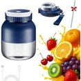 thumbnail image 1 of Mkiuka Blender Mini Japan, 2025 New Rechargeable Mkiuka Hand Blender—Directly Squeezed, Wireless Portable Electric Blender, No Filter Required, One Cup with Double Lid, for Home, Office (Blue-1Pc), 1 of 7