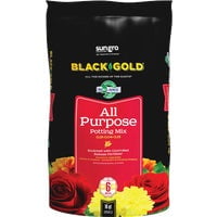 Sun Gro Horticulture Black Gold All Purpose Potting Soil - Pack of 9