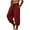Wine, variant on hotojiny Mens Harem Pants Casual Elastic Waist Drawstring Cotton Cropped Linen Pants Baggy Boho Beach Yoga Trousers M-3XL