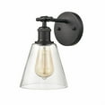 thumbnail image 2 of Elk Home 6-Inch Wide Scone Vanity Light, Transitional, Matte Black, 2 of 2