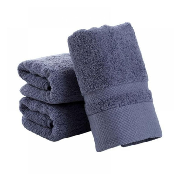 Keimprove Cotton Towels Cotton Soft Absorbent And Premium Towel Hand Bath Thick Towel For Bathroom And Kitchen Perfect For Daily Use 100% Cotton Towel Blue