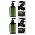 thumbnail image 3 of Kearding Dispensador de jabón, botellas con bomba, Gel de ducha, contenedor desinfectante para mascotas, verde para dispensar gel de baño, Type1 NO1, 3 of 6