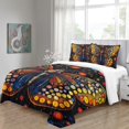 thumbnail image 3 of YJHDM 3D Colorful Butterfly Bedding Set Women's Adult Duvet Cover Pillowcase 2/3pcs King Queen Bed, 3 of 5