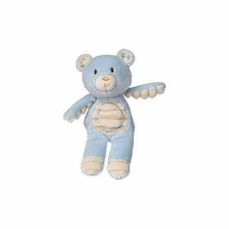 Teddy Rattle - Blue Thready Teddy Plush Rattle by Mary Meyer - 41021