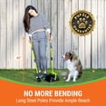 thumbnail image 2 of Perro Pooper Scooper Pupzle con accesorio para bolsa, mango de 1 m de largo, 2 of 9