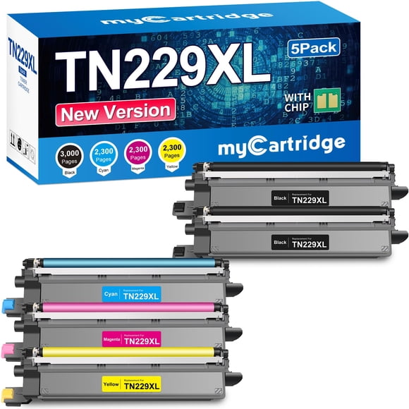 TN229XL TN229 Toner Compatible Replacement for Brother tn229xl Toner cartridges for Brother MFC-L3780CDW HL-L3280CDW MFC-L3720CDW HL-L3220CDW HL-L329