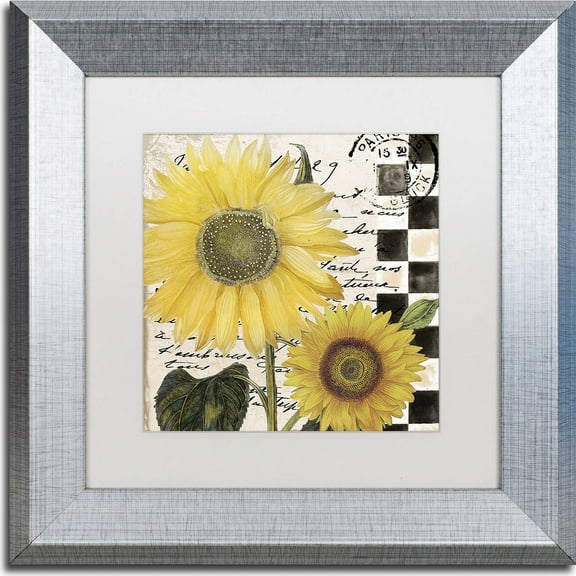 Trademark Fine Art "Late Summer I" Canvas Art by Color Bakery, White Matte, Silver Frame
