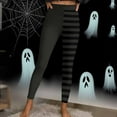 thumbnail image 3 of High Waisted Leggings for Women No See Through Tummy Control Cycling Workout Yoga Pants Halloween Costumes, 3 of 8