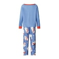 thumbnail image 4 of Meihuid Christmas Pajamas for Family Matching Xmas Christmas Pjs Set Santa Claus Cartoon Print Cute Holiday Family Sleepwear, 4 of 8