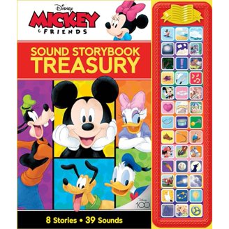 PHOENIX INTL, Sound Storybook Treasury, 8 Sound Buttons, Hardcover