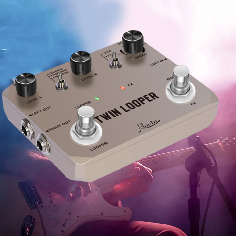 Rowin Looper Electric Guitar Effect Pedal Loop Station 11 Types TimeTrue Bypass