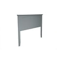thumbnail image 4 of AFI Nantucket Full Solid Wood Panel Headboard with Attachable Charger, Grey, 4 of 6