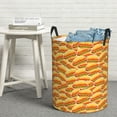 thumbnail image 6 of Junzan Hot Dogs Print Large Laundry Basket,Freestanding Laundry Hamper Storage Basket for Toys Bin Pillows Blankets Clothes-Medium, 6 of 6