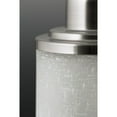thumbnail image 4 of Alexa Collection Two-Light Brushed Nickel Etched Linen With Clear Edge Glass Modern Bath Vanity Light, 4 of 6