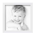 thumbnail image 2 of ArtToFrames 9" x 9" Contemporary White Picture Frame, 9x9 inch White Wood Poster Frame (WOM-4731),  Pack, 2 of 7