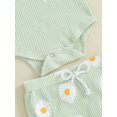 thumbnail image 6 of Bagilaanoe 2pcs Newborn Baby Girl Shorts Set Short Sleeve Letter Print T Shirt Tops + Shorts + Headband 6M 12M 18M 24M Infant Casual Summer Clothes, 6 of 8