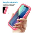 thumbnail image 7 of SPORTLINK Waterproof Case for iPhone 13 Shockproof Dustproof Phone Screen Protector Full Body Heavy Duty Sealed Protective Cover 6.1 inch - Frosted Pink, 7 of 7